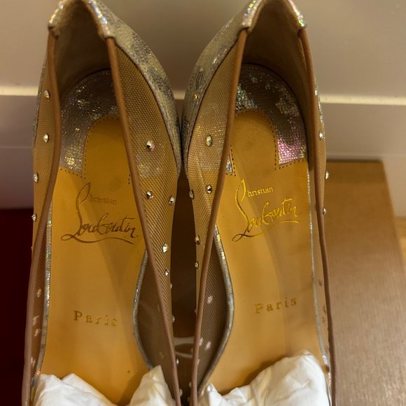 Christian Louboutin - Follies Strass 85 mm Pumps - Picture 4 of 7